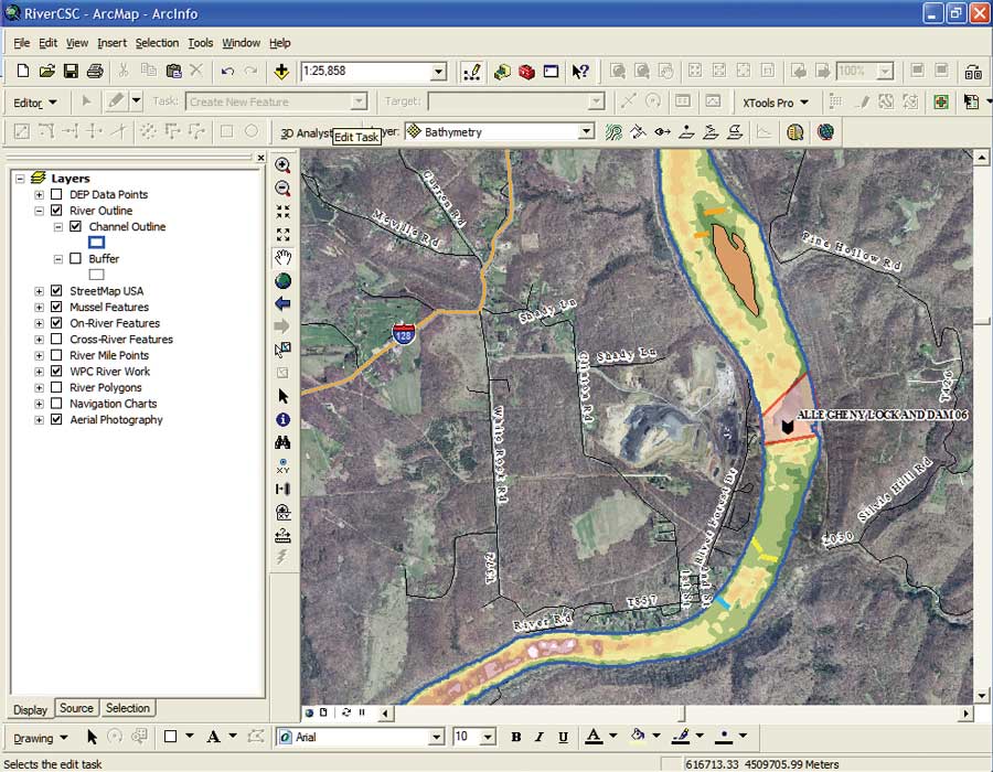 Allegheny River Mileage Chart