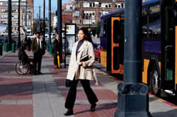 photo of a Seattle sidewalk scene