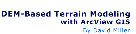 DEM-Based Terrain Modeling