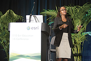 Juliana Rotich, cofounder and executive director of Ushahidi, spoke on the mobile future of crowd mapping.
