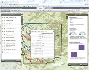 The online Walker Valley ORV map shows slope, elevation, location, and the many additional layers that may be added.