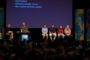 Jack Dangermond and senior staff