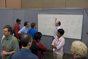 a Tech Talk in progress