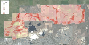 A Layer Depicting Vulnerable Areas That Development Should Avoid
