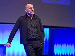 photo of David Chappell making a presentation