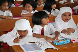 photo of girls studying at school