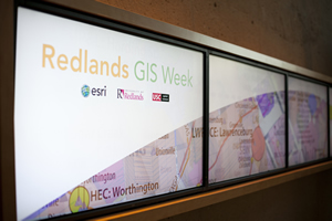 Redlands GIS Week banner