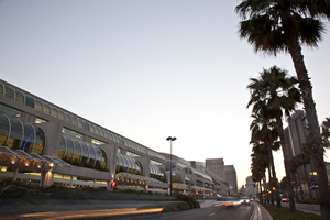 exterior of the San Diego Convention Center