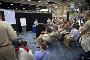 Watch demonstrations about a wide variety of topics such as HTML5, 3D and mobile GIS, and social networking. 