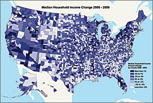 map of median household income