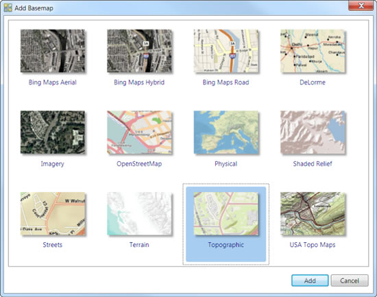 Select Topographic