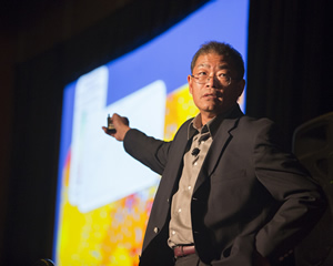 GM's Bruce Wong discussed the importance of location analytics at the Esri Business Summit.