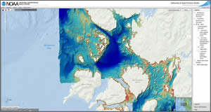 An Example of Hillshaded BAG Data Used in the Ocean Basemap